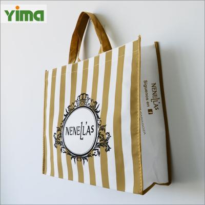 China Promotional Custom Cheap Images Handled Printing Reusable Non Woven Shopping Bag for sale