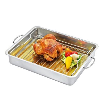 China Sustainable High Quality Goods Using Roast Pan Frying Pan Cookware Stainless Steel BBQ Grill Set Turkey for sale