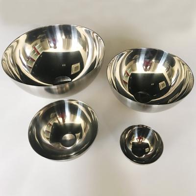 China 2022 Hot Selling Sustainable Stainless Steel Salad Bowls Mixing Bowls Kitchen Tableware Tools for sale