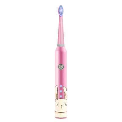 China PT22N Battery Operated Rechargeable Sonic Electric Toothbrush Children Kids Baby Automatic Soft Bristle Toothbrush OEM Cute Factory for sale