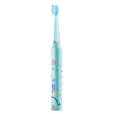 China Rechaegeable Powered PT22N Rechargeable Vibrating Powered Automatic Soft Bristle Baby Toothbrush Children Kids Sonic Electric Toothbrush OEM Factory for sale