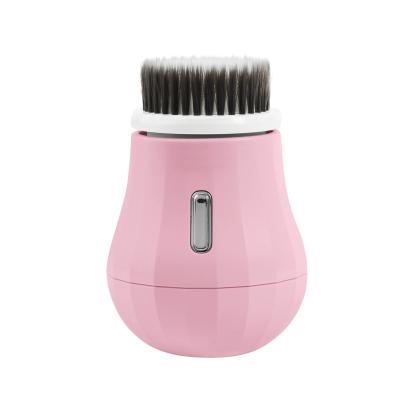 China Factory hot sale PUSU deep facial cleaning brush silicone electric face brush A4 battery operated facial brush for sale