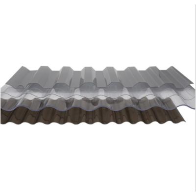 China Contemporary Anti-scratch High Temperature Corrugated Sheet Wave Polycarbonate Board for sale