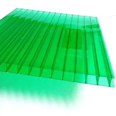 China Contemporary Hollow Sun Polycarbonate Sheet In Asia Agricultural Greenhouse Hollow Sun PC Sheet for sale