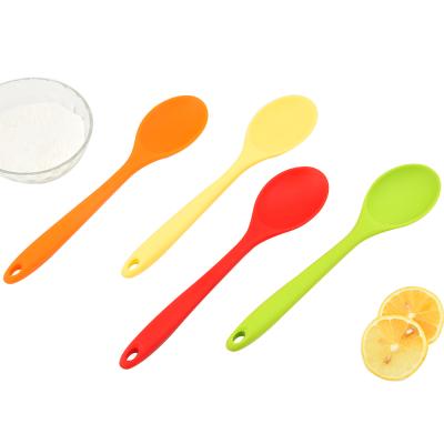 China Large viable number of lightweight high temperature resistant silicone nylon spoon kitchen tableware wholesale for sale