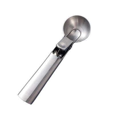 China Viable Wholesale High Quality Multifunctional Non-Stick Stainless Steel Meatball Scoop Ice Cream Scoop Ice Cream Tool for sale