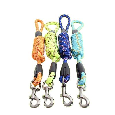 China 2022Hot Sale Customized Colorful Cotton Rope Dog Leash Handmade Pet Stocked Dog Harness Pet Harness for sale