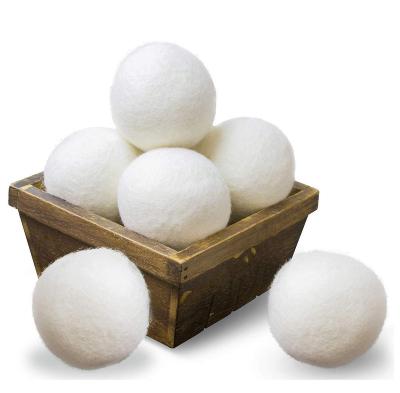 China SANITAIRE Natural Natural Wool Fabric Softener Eco Dryer Ball for Dryer Overall for sale