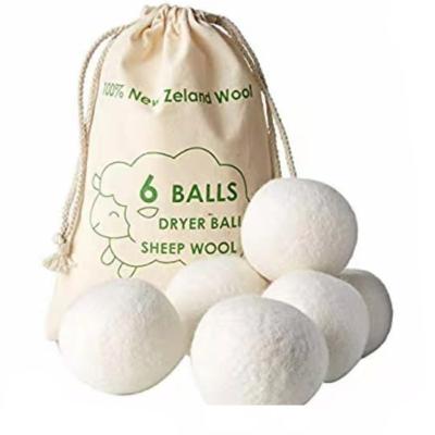 China SANITAIRE Organic Wool Dryer Balls 6 Pack XL 100% Zeeland for sale