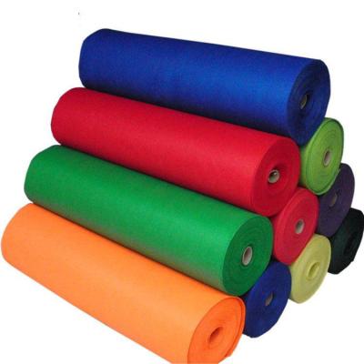 China 1mm-5mm Thick Durable Colorful 100% Polyester Needle Punched Nonwoven Fabric Diy Felt for sale