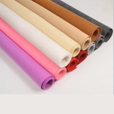 China High quality polyester from viable factory 1mm/2mm/3mm non woven felt/color felt/felt for sale