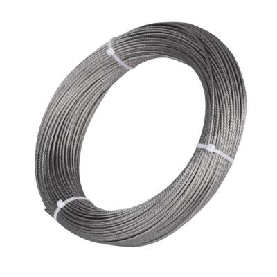 China Compliant With API Drilling Galvanized 6X19 + FC Line Contact Sand Line Steel Wire Rope for sale