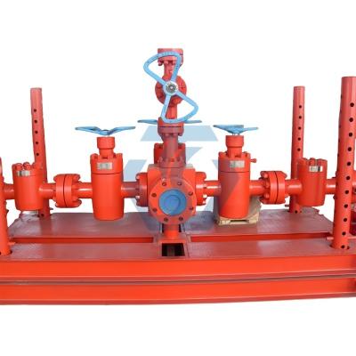 China 10000 psi Manifold de estrangulamiento y eliminación personalizado para el equilibrio de presión de pozos de petróleo y gas en venta