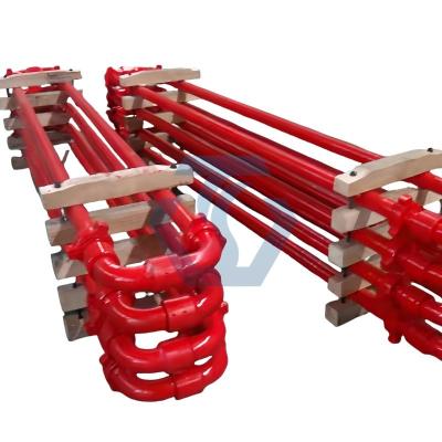 China API 6A Cementing Tubing Straight Pipe Swivel Pup Joint Acid Fracturing Hose Loop For Oilfield for sale