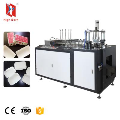 China 200-400 g/m2 1PE or 2PE coated full automatic food paper box making machine with reasonable price for sale