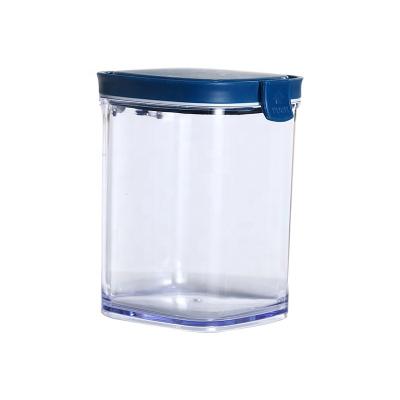 China Freshness Preservation WANFU Plastic Durable Airtight Cereal Container With Lid Kitchen Food Storage Jar for sale