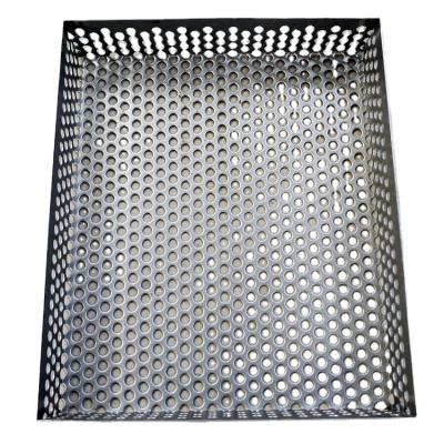 China Corrosion Resistance SS 304 Perforated Food Grade Stainless Steel Tray Wire Mesh Baking Tray Used In Food Industry for sale