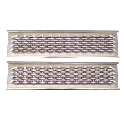 China Corrosion Resistance Perforated Metal Stair Treads Handle Strut Safety Grating , Expanded Pattern Mesh Gratings Metal Mesh for sale