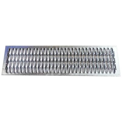 China Corrosion Resistance Grip Strut Security Grating / Perforated Metal Sheet For Deck / Walkway / Staircase for sale