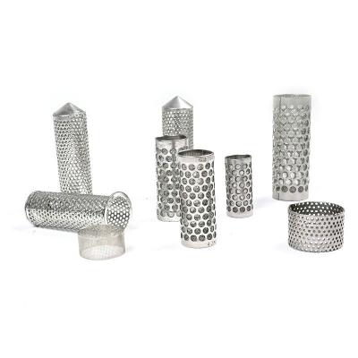 China Corrosion Resistance Liquid Purification And Filter Tube Filtration Tube Stainless Steel Material Perforated Fine Sifting Perforated Tube for sale