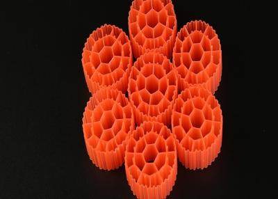 Cina Dimensione materiale di corpo filtrante K1 dell'HDPE 25*10mm e colore bianco per trattamento delle acque reflue in vendita