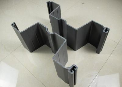 중국 비닐 PVC 압출 플라스틱 시트 더미 U 모양의 회색 색상 판매용