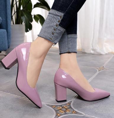 China cy10987a 2017 ladies breathable high heel shoes office wear elegent high heel shoes for sale