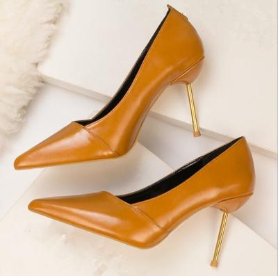 China cy11481 hot sale ladies shoes high heel shoes fancy shoes fashion ladies high heel shoes women high heel pumps for sale