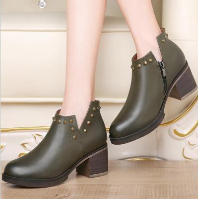 China cy10241a 2017 new design new style women's simple elegant high heel shoes breathable single lady shoes for sale