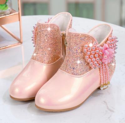 China Breathable Cy11230a 2018 Spring New Children's Spring Girls Shoes Baby Bow Princess Single Shoes for sale