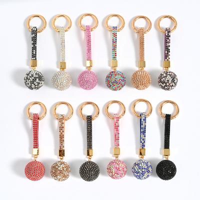 China 2023 Hot Selling Rhinestone Rhinestone Rhinestone Key Chain Fashion Woman Bracelet Cheap Lanyard New With Key Chain for sale