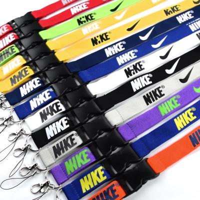 China Polyester 2023 Hot Sale New Polyester Lanyard Key Chain Fashion Phone Promotional Fast Shipping Lanyards With Logo Custom for sale