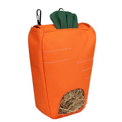 China Small Animal Supplies To Hay Bag Hanging Pouch Feeder Stand Viable Bag Feeding Dispenser Container Rabbit Guinea Pig Cage Accessories for sale