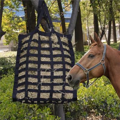 China Sustainable Riding Equipment Large Capacity Net Hay Storage Saddle Bags Driver Grazer Slow Packing Bag For Horses for sale