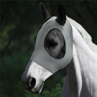 China Outdoor Custom Mask Anti-mosquito Horse Riding Protection Rider Products Riding Horse Fly Masks Outdoor for Horses for sale