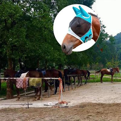 China Amazon Riding Products Outdoor Selling Breathable Horse Fly Best Veil With Ears Head Mask For Sale for sale