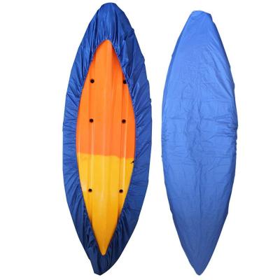 China UV Resistant Storage Cover Boat Kayak Cover Universal Adjustable Kayak Sport Waterproof Storage Cover Nylon Boat Canoe Dust Cover UV Resistant Shield for sale