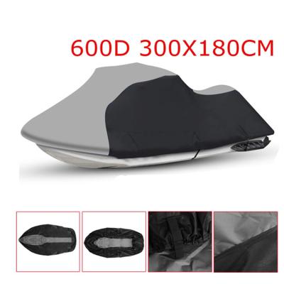 China UV Resistant Cover 210 300 420 600D Jet Ski Boat Cover Waterproof Sunshade Boat Kayak Anti Snow Vessel Motorboat Cover For Yamaha Wave Runner Cruiser for sale