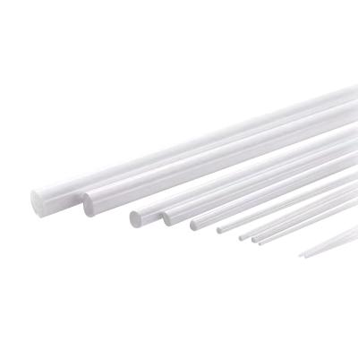 China Thin Clear Flexible Round Bar Solid ABS Plastic Finger Rod For Crafts / ABS 1mm 2mm 3mm 4mm 5mm 6mm Hollow for sale