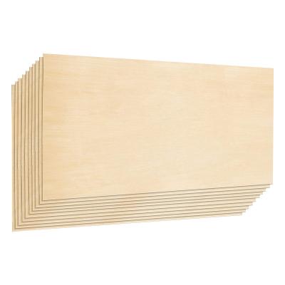 China Modern Aircraft Grade Basswood Plywood Sheet For Laser Cutting Hobby Craft Model Material Basswood Sheets 1.5mm 2mm 3mm China Factory for sale