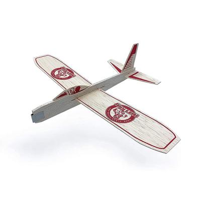 China Factory Price Custom Made Balsa Wood Gliders And Flat Propeller Toys Set Model Toy for sale