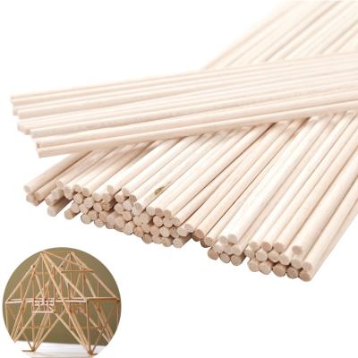 China Contemporary competitive price screw thread broom balsa wood stick finger for boat aeromodelo balsa flat juguetes with balsa madera for sale