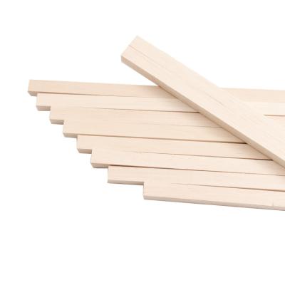 China Contemporary Original Manufacture Balsa Sticks Wooden Stripe 1000mm For Airplane/Boat Model DIY Kits Balsa Wood for sale