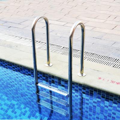 China Factory Price Pool Equipment Stainless Steel 2/3/4/5 Steps Pool Ladder With Handrail 2/3/4/5 Steps for sale