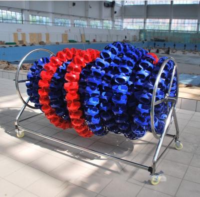 China High Quality Material SS304 Stainless Steel Roller Float Locator, Pool Lane Rope Reel for sale