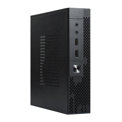 China HTPC Joyee TX02 Mini-ITX Slim Computer Cases Mini Size With Vertical Stand Feet for sale