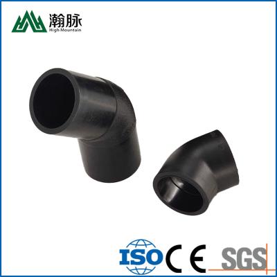 China High Quality Hdpe Pipe Fittings Fast Delivery Elbow Hdpe Pipe Fitting Connector for sale