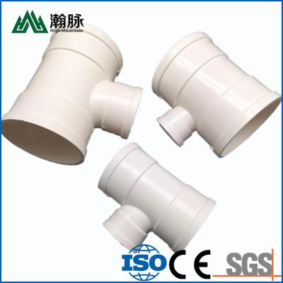 China 2 Inch PVC Drainage Pipe Fittings Sewage Customized Adhesive Connection for sale