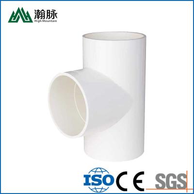 China Customized Sizes PVC Drainage Pipe Fittings Plastics Of Water Supply for sale