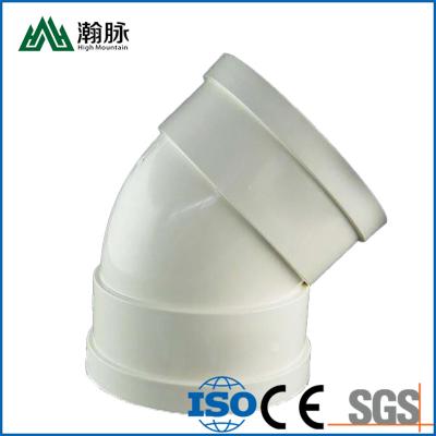 China Non Potable PVC Drainage Pipe White Fittings Sewage Water for sale